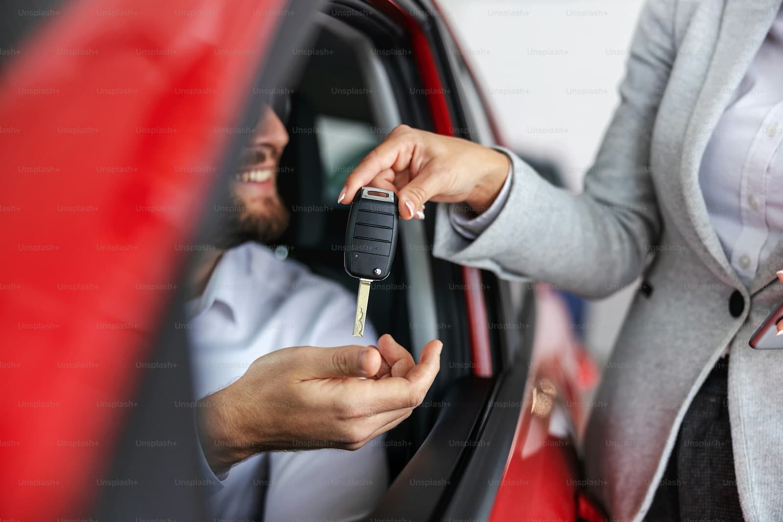New Car Purchase — insurance-related stock photo